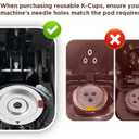 Noalto Reusable K Cups for Keurig,Stainless Steel Refillable Coffee Pods - Metal K Cup Reusable Coffee Filter for K-Classic K-Elite K-Express K-Mini Keurig 1.0 & 2.0, BPA Free (2 pack)