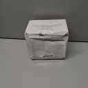 Essentra Home White Marble Kitchen Sponge Holder, Modern Kitchen Sink Caddy with Drain Tray