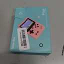 Mini Retro Handheld Games Console, Built-in 400 Video Games, Portable Video Gaming Player with 3.0 Inch IPS Screen and Rechargeable Battery(Pink)