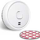 Ecoey Smoke Detector, Smoke Alarm with Advanced Photoelectric Technology, Fire Alarm Smoke Detector with Test Button and Low Battery Reminder, Fire Alarm Used in Bedroom, Home, FJ138, 1 Pack