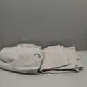 KEQIAOSUOCAI Beige 100% Blackout Linen Curtains 90 Inches Long 2 Panels for Bedroom,Modern Farmhouse Full Black Out Room Darkening Thermal Insulated Window Curtain Panels W50 x L90 Inch Length