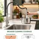 Kitchen Faucet with Pull Down Sprayer Brushed Nickel