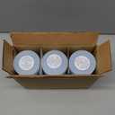 Simply Soson 3x6 inch Light Blue Pillar Candles Set of 3, Rustic Texture, Unscented Candles, Dripless Candles, 3 inch Pillar Candles Ideal as Wedding, Parties, Spas, Dinner, Home Decoration, Church