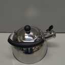 Whistling Tea Kettle for Stovetop, 2 Quart Small Tea Kettle for Tea and Coffee, 1.8L Food Grade Stainless Steel Tea Pot, Hot Water Kettle for Stove Top, Water Boilers (Stainless Steel)