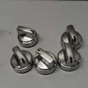 5 Pack Stainless Steel WB03x24818 Gas Stove Knob Replacement for ge,PS11729081 AP5989029 Stainless Steel Stove Replacement Knobs,Compatible with ge Stove KnobNot Universal