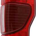 Right Passenger Side Rear Tail Light Assembly Compatible with 2020 2021 2022 Ford F250 F350 Super Duty LED Rear Taillight Tail Lamp Brake Lamp(w Blind Spot)(Not include module)