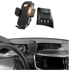 Soukeo Upgraded Car Phone Holder Fits for Honda Accord 20132017,9th 9.5th Gen Auto Accessories, Cradles Adjustable Cell Phone Mount for 47 in Phones