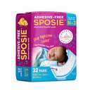 Sposie Booster Pads, Stop Overnight Diaper Leaks, Fits sizes Newborn 1 2 3, No Adhesive for Sensitive Skin, 32 ct