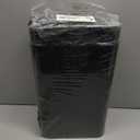 N. NETDOT Bathroom Trash Can with Lid 3 Pack Set, 2 Packs 4 Gal Slim Kitchen Trash Bin and 1 Pack 2.6Gal Garbage Can, Small Trash Can/Trash Bin/Waste Basket for Bedroom (Black, Pack of 3)