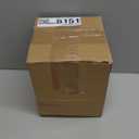 Jetec 45 Pcs Mini Paper Gift Bag Bulk 5.5 x 4.7 x 2.5'' Small Thank You Favor Bag with Handle Bow Ribbon for Christmas Thanksgiving Wedding Baby Bridal Shower Birthday Party(Business Blue/gold)