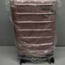 Samsonite Omni 2 International Carry-On Luggage with 360 Spinner Wheels - Scratch Resistant Hardshell - TSA, Airline-Approved - Expandable Polycarbonate Shell for Lightweight Travel - Rose Gold