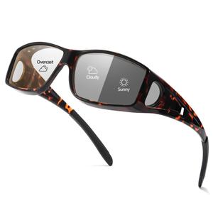 LVIOE Polarized Photochromic Sunglasses Women Men, Fit Over Sun Glasses with UV Protection for Driving Traveling