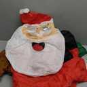 TURNMEON 8 Ft Christmas Inflatable Reindeer & Climbing Santa Claus, Funny Hanging Outdoor Decoration with Built-in LED Light for Yard & Indoor Garden Lawn Party