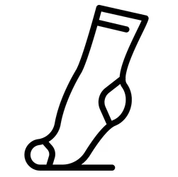 Extra Wide Compression Socks, 3 Pairs