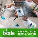 Bioda Professional Strength Enzyme Drain Cleaner, 4 Pack | Septic Safe Drain Odor Eliminator, Smell Eliminator, 4 Pack
