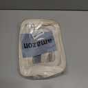 5PCS Diaper Bag Organizer Pouch Set, TSA Approved Toiletry BagClear Waterproof TPU Makeup Bag Set Travel Organizer Bags for Women and Kids,Mothers Day Gifts (White)