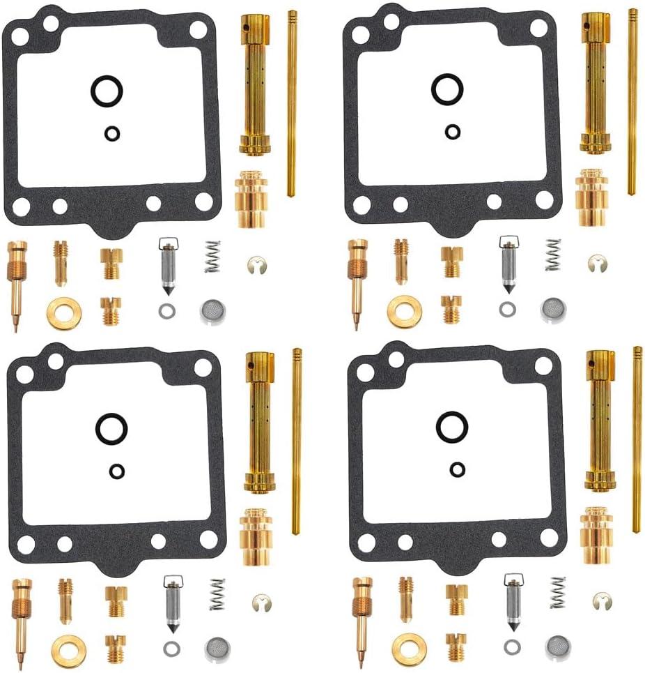 4 Pcs Carburetor Rebuild Carb Repair Kits Replacement for Suzuki GS650E 1981-1982 GS650GL GS650G 1981 1982 1983 GS650M 1983