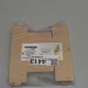 JOYIN 36 PCS Christmas Cookie Boxes for Gift Giving, Brown Bakery Treat Boxes with Window, 4" x 4" x 2.5" Gift Wrap Box for Xmas Holiday Party Favor Pastries, Cupcakes, Donuts, Brownies, Donuts