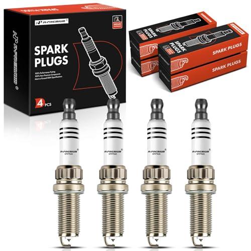 A-Premium Iridium Platinum Spark Plugs Compatible with Mini Cooper 2007-2015, Cooper Countryman 2011-2016, Cooper Paceman 2013-2016, Pack of 4