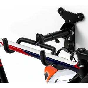 Bike Wall Mount Hanger, Horizontal Bike Rack garage,Cycling Wall Mounted Holder Hook- Heavy-Duty Adjustable Bike Wall Hanger for Road, Mountain and Hybrid Bikes in Garage Apartment & Home