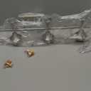 Bathroom Light Fixtures (4-Light, 29 Inch), Brushed Nickel Vanity Lights for Bathroom with Clear Glass Glass Shade, Modern Vanity Wall Lights for Mirror Bedroom Living Room Kitchen Hallway Porch