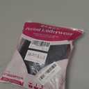 Carer 3 Pack Washable Absorbency Incontinence Regular Underwear for Women, Reusable Leak Proof Protection Panties for Bladder Leakage Black Medium