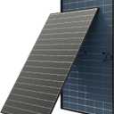 JJN Bifacial 2PCS 400 Watt Solar Panel, N-Type 16BB 400W Solar Panels, 25% High Efficiency Monocrystalline Solar Module for 12V/24V/48V PV System for Homes Rooftop Farm RV and Off-Grid Applications