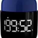 Table Twist Timer, Large LED Display Stopwatch, Silent & Loud Alarm, 199 Minute Countdown & Up, Vintage Night Light, for Kitchen Cooking Meeting Teacher Classroom Office Yoga Fitness Games (Blue)