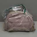 VANKEAN 15.6 Inch Laptop Backpack for Women Work Bag Fashion with USB Port, Waterproof Stylish Travel Bags Casual Daypacks for College, Business, Light Dusty Pink