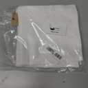 Cotton Pillow Covers with Zipper White Pillow Covers 16 X 16 in. Set of 2 - No Inserts - Living Room, Bed, Sofa, Couch - Boho Home Decor - Throw Cushion Cover/Pillowcases