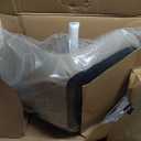 YOUTASTE All Khaki Office Chair, Modern Armless Desk Chair with Back, Adjustable Swivel Rolling Faux Leather Task Chair with Wheels Metal Base for Home Office, Study, or Vanity, 19.29"D x 19.68"W x 36.6"H