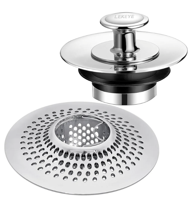 Shower Drain Hair Catcher | Bathtub Stopper/Strainer Stainless Steel Drain Protector