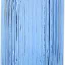Ribbed Glass Vase, Blue Glass Vase for Bouquet, Modern Vases for Flowers, Ribbed Vases for Living Room, Bathroom, Dining Table, Office, Wedding, Centerpieces, 8 Inches