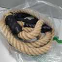 Climbing Rope Gym Workout - 10FT 15FT 20FT 25FT 30FT 35FT Heavy Duty Jute Thick Ropes for Adults Strength Training Outdoor Tree Swing Indoor Home Fitness Exercise - 1.5 Inch