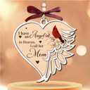 Hyturlte Loss of Mom Christmas Ornament  In Memory of Mom Tree Decoration  Sympathy Gift for Daughter, Remembrance Keepsake, Memorial Tribute