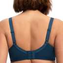 HSIA Minimizer Bras for Women Enchante Full Coverage Underwire Bras Plus Size Lifting Floral Lace Bra for Heavy Breast (Black) 36DD