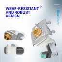 BlueStars W10158389 Dishwasher Water Inlet Valve Replacement - Compatible with Whirlpool Kenmore Dishwashers - Replaces AP6015932 8558986 8558987 8558988 8563405 8563406 8563407 W10158387