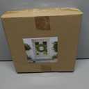 Spring Summer Boxwoods Green Wreath for Front Door Decor, 18-20Inch Greenery Artificial All Seasons Wreaths for Wall Window Porch Home Farmhouse Outdoor Outside Indoor Hanging Decorations