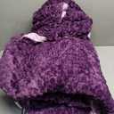 BEDELITE Fluffy King Size Comforter Set, Purple Fleece Bed Set 3 Pieces, Purple,  King(102"x90")