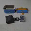 100W Heated Lunch Boxes for Adults 12V 24V 110V-230V Electric Lunch Box Food Heater for Car/Truck Portable Food Heating Boxes with 1.8L 304 SS Containe