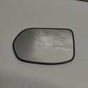 Left Driver Side Mirror Glass w/Heated Compatible for Honda CRV 2007 2008 2009 2010 2011 Heated Chrome Rear View Mirror Glass with Backing Plate and Cushion, Truck Mirrors 76253SWA315