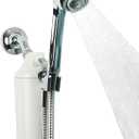Aquasana Shower Filter | Dermatologist-recommended for softer, healthier skin & hair | Proven to reduce 90% of chlorine for 6 months | WaterSense Certified | Chrome wand shower head | AQ-4105CHR-E