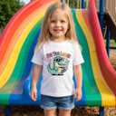 Happy Funny Last Day of School T-Shirt for Kids Toddler Girls Boys Short Sleeve Tee Cotton 2-8T (White)