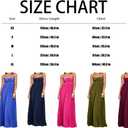 Women's Plisse Dress Adjustable Spaghetti Strap Maxi Solid Party Wedding Guest Dresses (Green, S)