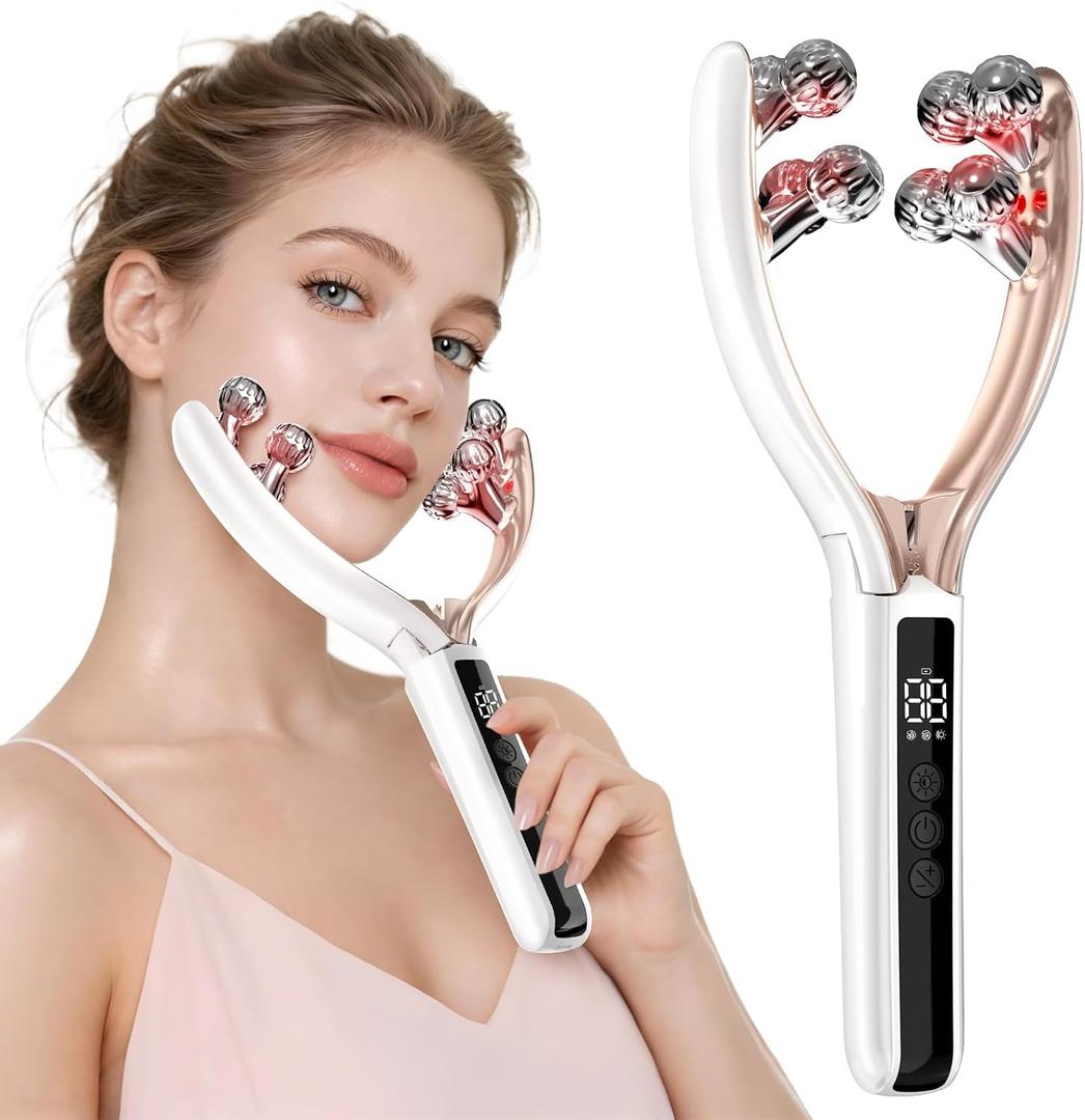 2026 New Wireless Face Massager Tool - Korean Skin Care - Lifting & Slimming for Women - Portable for Home & Travel (EXP 07/16/26)