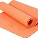 Keep 72" x 24" TPE Yoga Mat Non Slip, 1/4 Inch (6mm) Exercise Mat for Home Workout, Gym, Yoga, Pilates & Stretching with Carrying Strap, Oat White