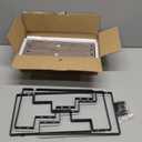 YINMIT Wooden Display Riser Stand, Tiered Perfume and Cologne Organizer Stand, 4 Tier Spice Rack Organizer, Rustic Display Shelf for Candles (4 Tier,2Pack,Grey)