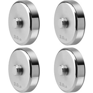 Northdeer Weight Plates for Steel Dumbbells 4 Pieces 0.5lb 1.5lb 2.5lb 3lb 5lb 7.5lb (Standard-Finish)