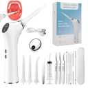 Electric Tonsil Stone Remover  High-Precision & Painless Cleaning, Food-Grade Suction Tool with LED Light, 12 Attachments & Vacuum Cleaning for Tonsil Stones, Bad Breath Relief