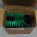 8 Pcs Drill Brush Attachment Set, Power Cleaning Scrub Brush Kit with Extend Long Attachment, All Purpose Drill Scrub Brushes for Car, Grout, Floor, Tub, Bathroom and Kitchen (Green)